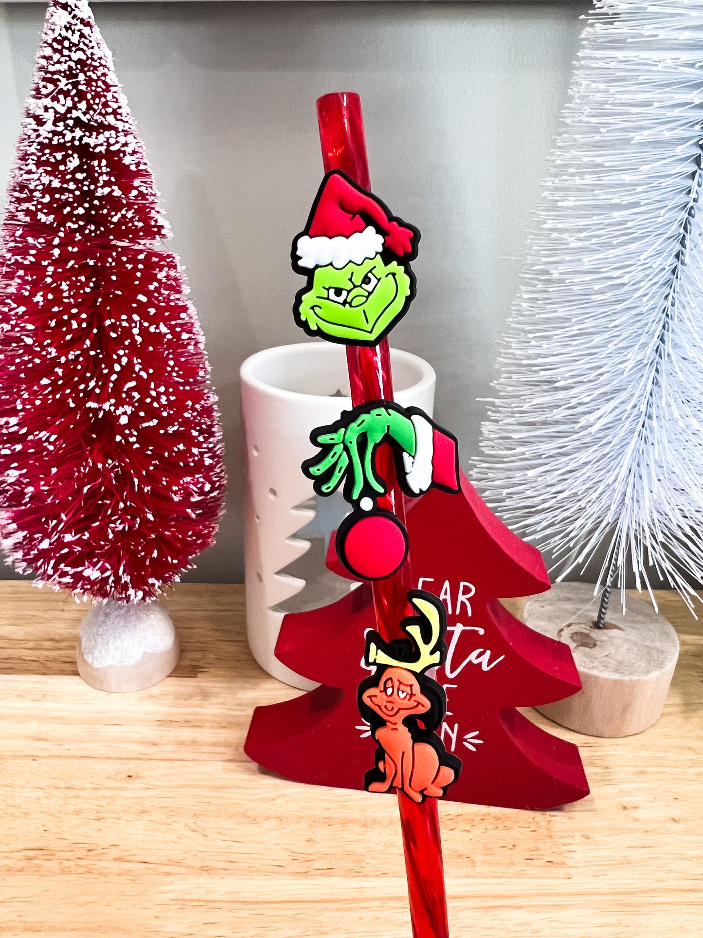 Grouch Straw Toppers