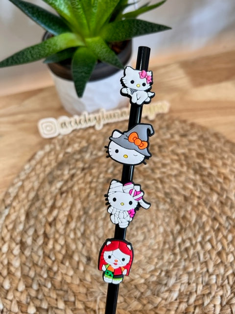 Kitty Straw Toppers