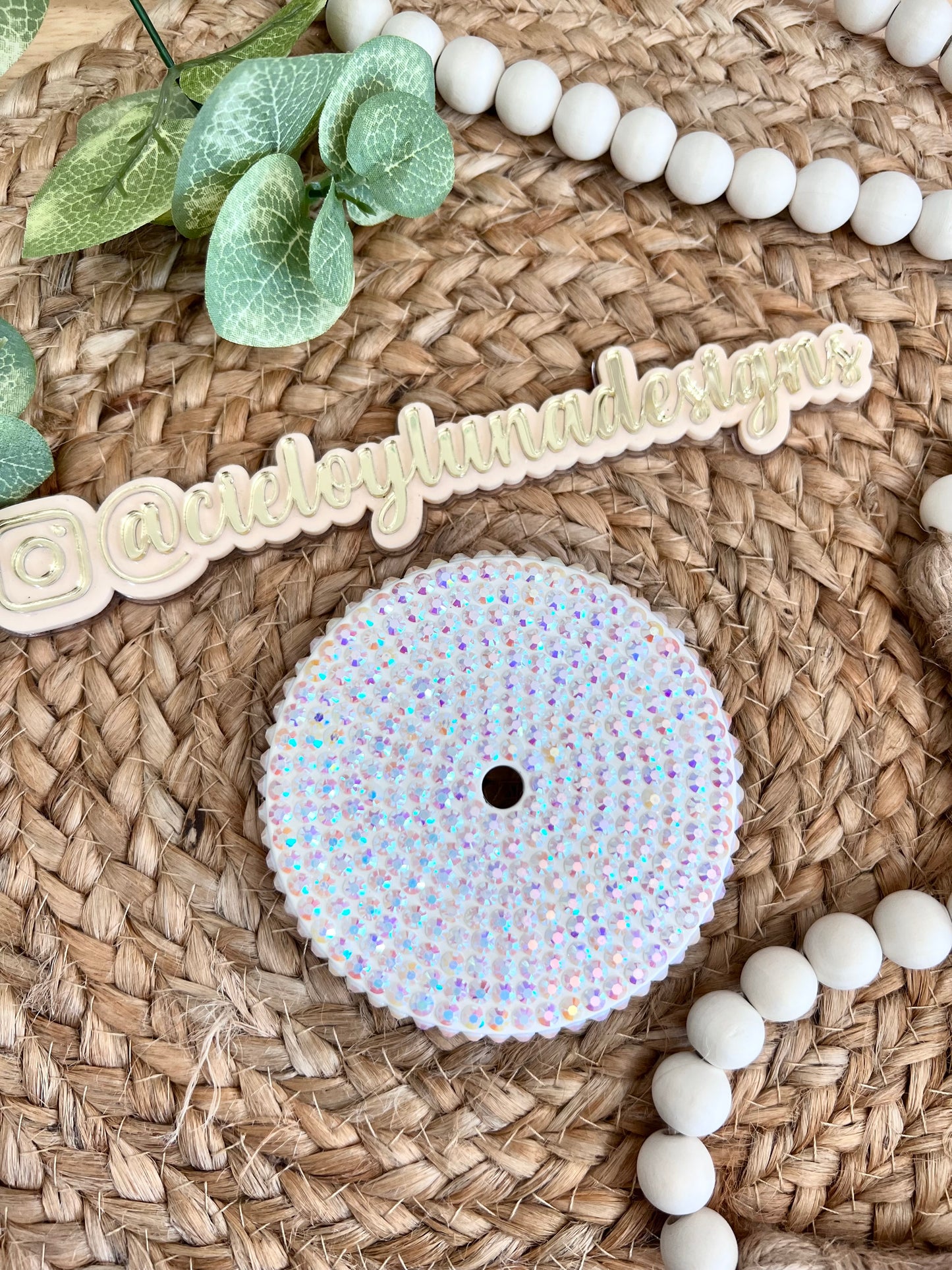 Acrylic Bling Lids